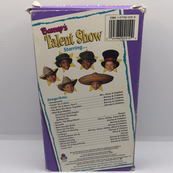 Barney’s Talent Show Children’s VHS Video 1996 - Picture 3 of 12